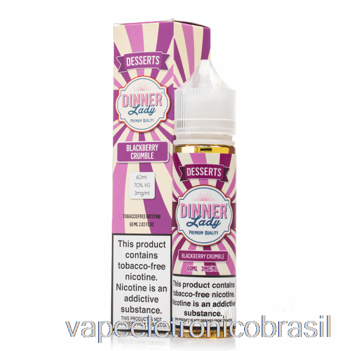 Vape Vaporesso Crumble De Amora - Vape Jantar Senhora E-líquido - 60ml 0mg